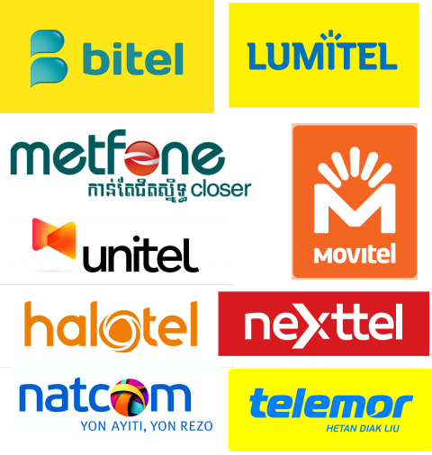 
Viettel sử dụng thương hiệu riêng biệt tại mỗi nước khác nhau
