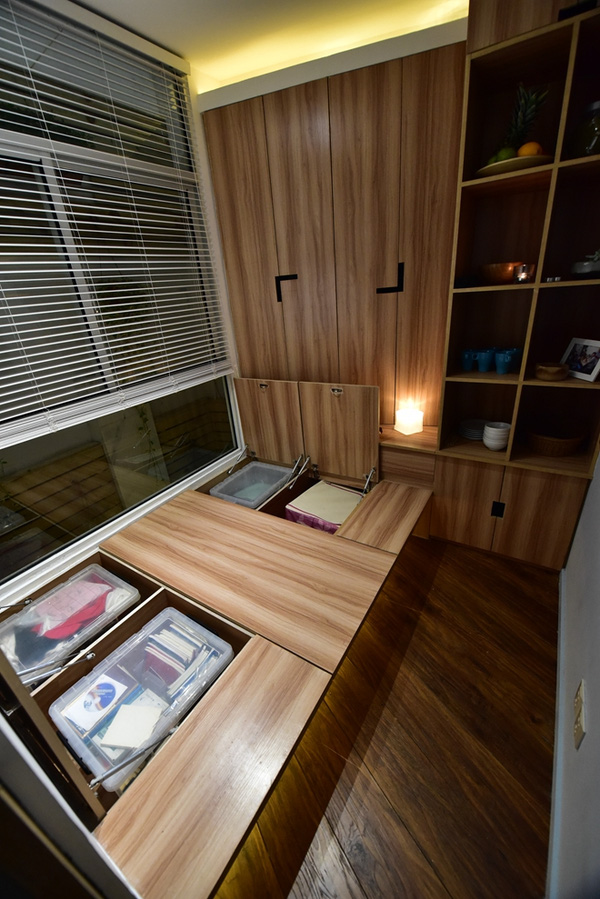 
C&aacute;c ngăn lưu trữ đồ th&ocirc;ng minh.
