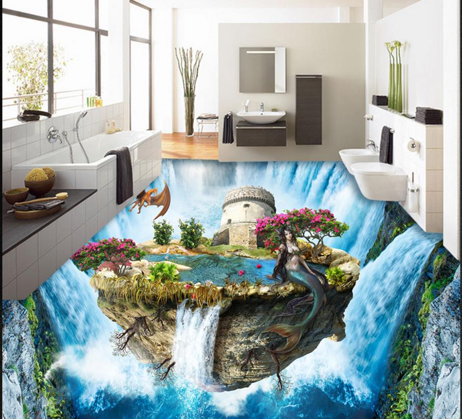 Với những người yếu tim có vẻ đây sẽ là một căn phòng tắm đầy bất ngờ.