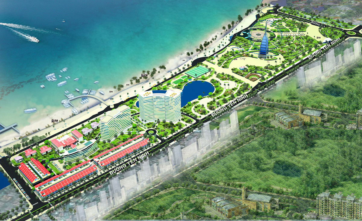 
Dự án khu đô thị biển Bình Sơn sau nhiều năm bất động, cuối tháng 8 vừa qua đã tái khởi động.

