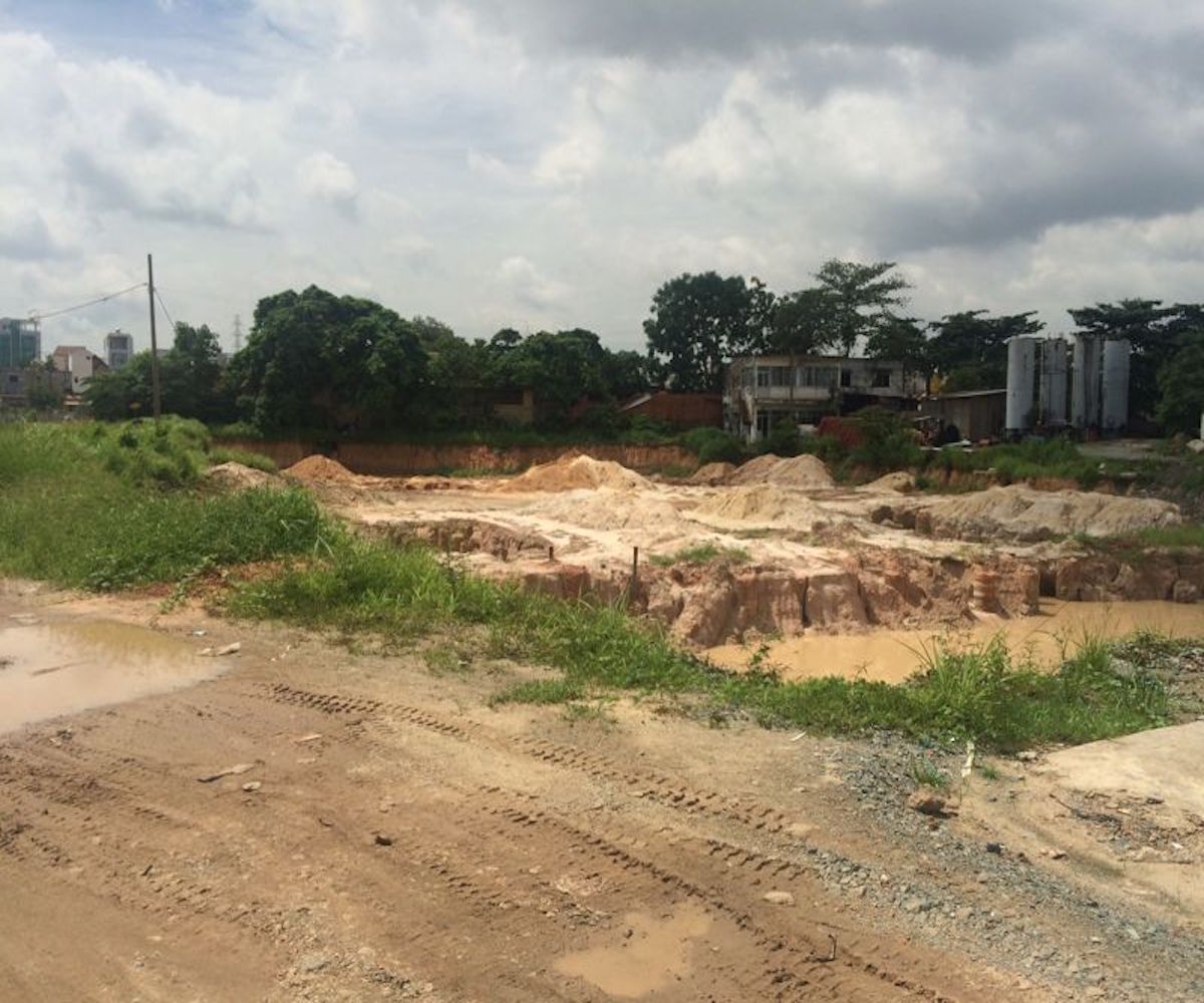 Dự án C.T I-Hmoe của tập đoàn C.T Group đang thi công thăm dò địa chất, khoan cọc nhồi.