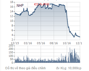 
Biến động giá cổ phiếu NHP trong 1 năm qua.

 

