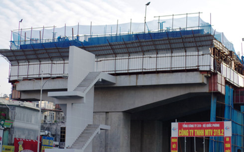 
Dự án đường sắt trên cao Cát Linh - Hà Đông chậm tiến độ, đội vốn gần 7000 tỷ đồng.
