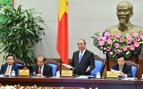 Thủ tướng Nguyễn Xuân Phúc phát biểu tại Hội nghị Chính phủ với các địa phương 