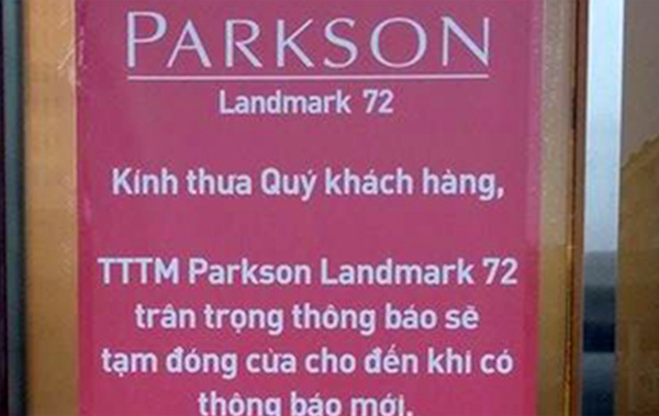 
Parkson đã phải đóng cửa do thua lỗ nhiều năm
