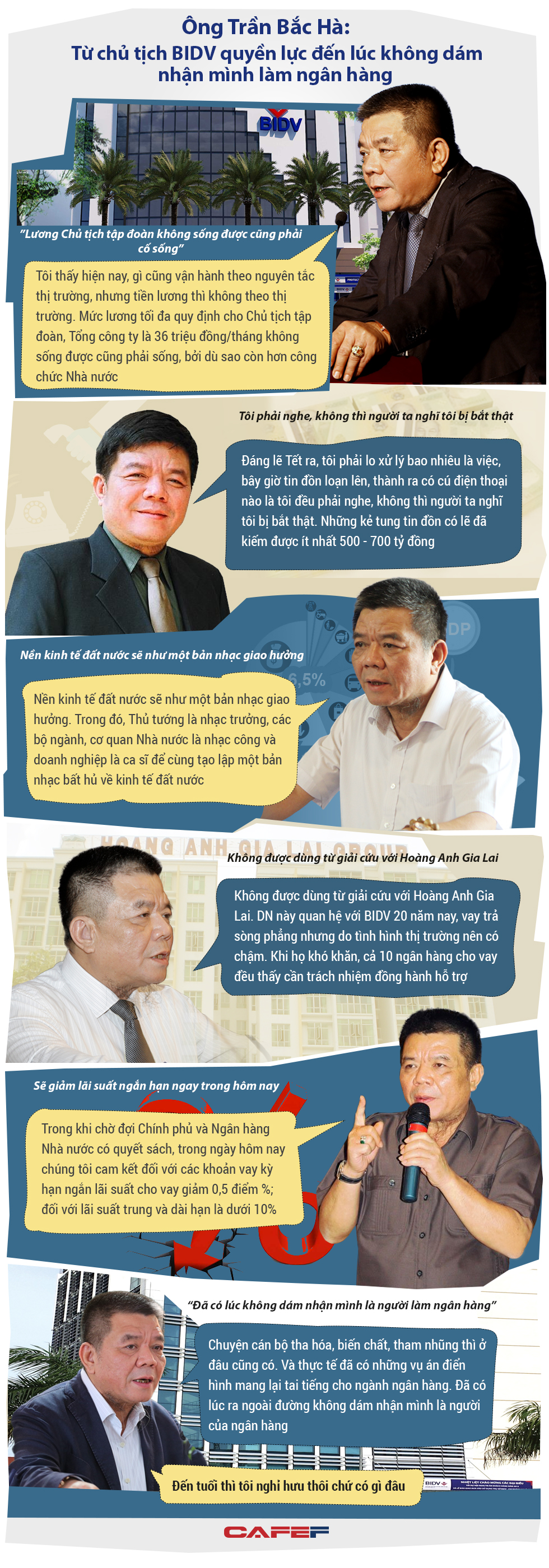 Ông Trần Bắc Hà: Từ chủ tịch BIDV quyền lực đến có lúc không dám nhận mình làm ngân hàng