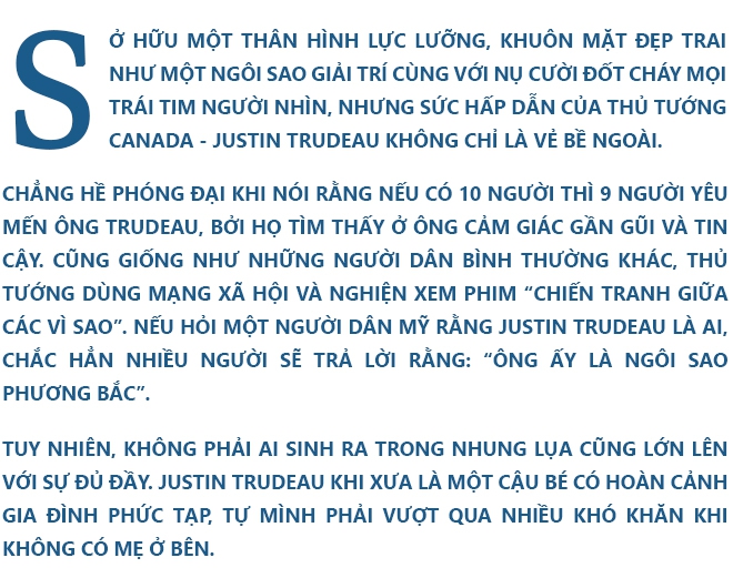 Chân dung người đàn ông “quyến rũ đến từng centimet” vượt qua bi kịch để trở thành Thủ tướng Canada - Ảnh 1.