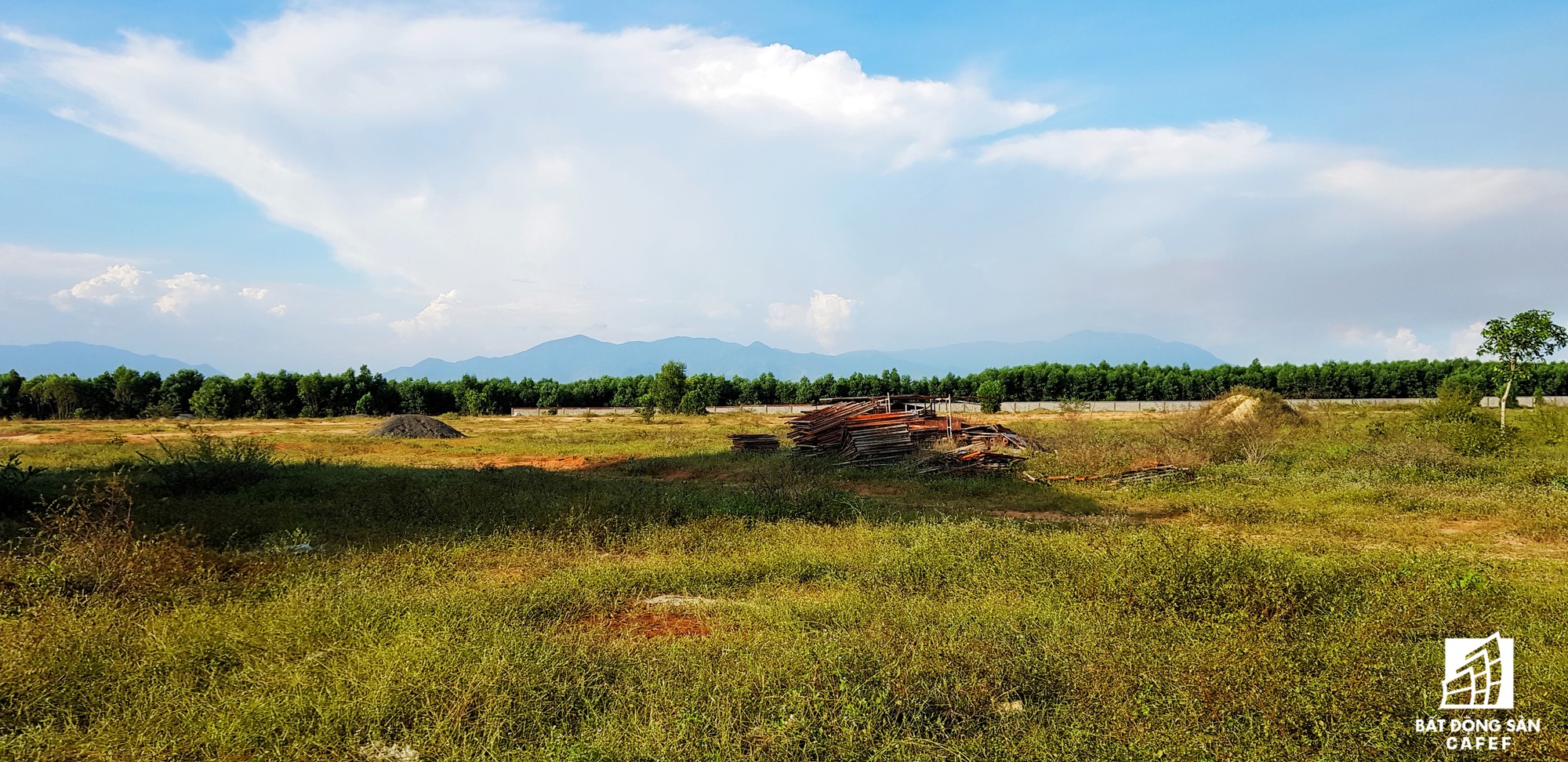 Khuôn viên khu đất nằm trong Dự án