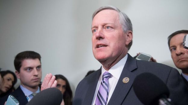 
Nghị sĩ Mark Meadows, lãnh đạo của Freedom Caucus. Ảnh: Getty
