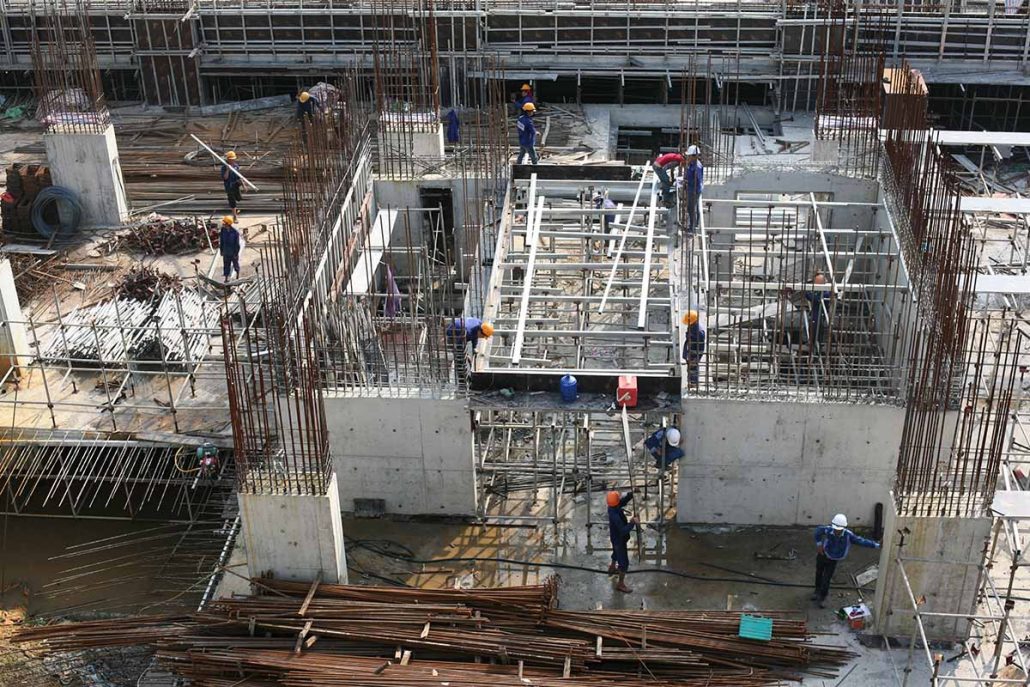 Hiện tại dự án đang thi công phần thân.