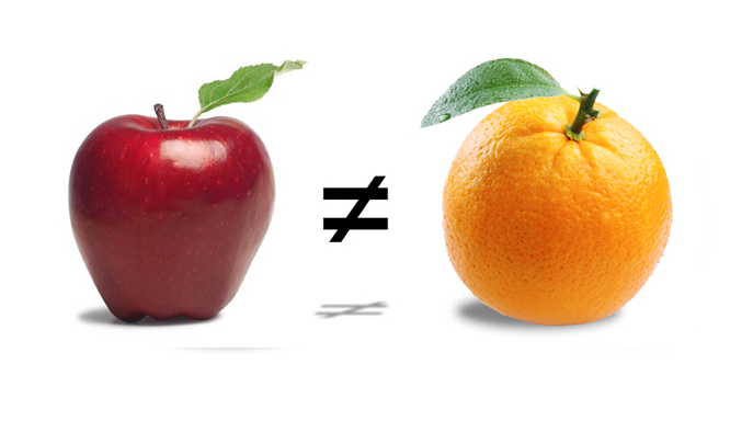 So sánh bản thân với người khác, luôn là sự kệch cỡm.