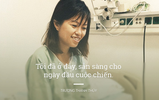 Thủy Trương đang mạnh mẽ chiến đấu với căn bệnh ung thư ở độ tuổi đẹp nhất đời người. Không hoang mang tuyệt vọng vì căn bệnh, cô gái trẻ đã thành lập nhiều dự án giúp những người mắc ung thư như cô có thể đối mặt với nó cũng như chăm sóc bản thân tốt hơn.