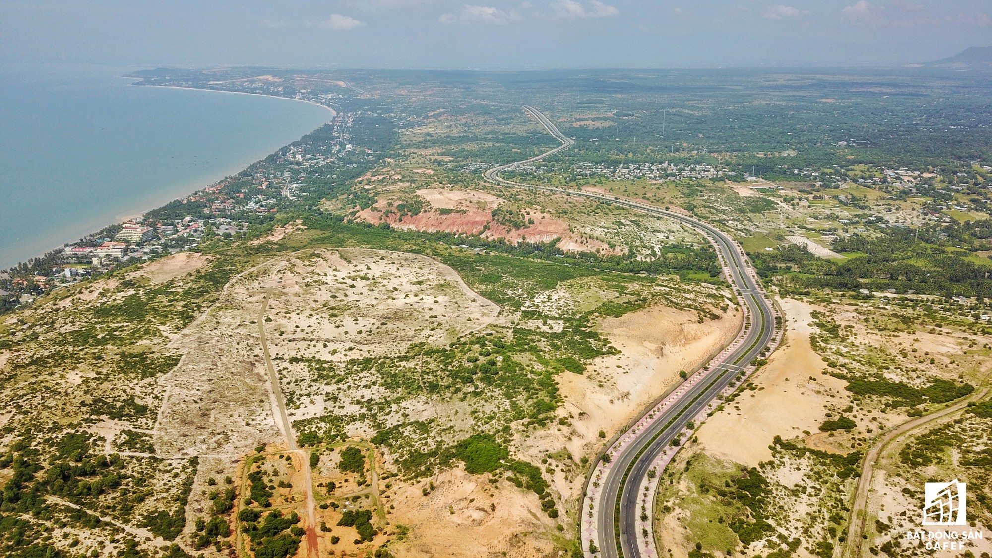 Một số dự án nghỉ dưỡng diện tích lớn đang rục rịch triển khai đầu tư về phía cuối trung tâm Phan Thiết.