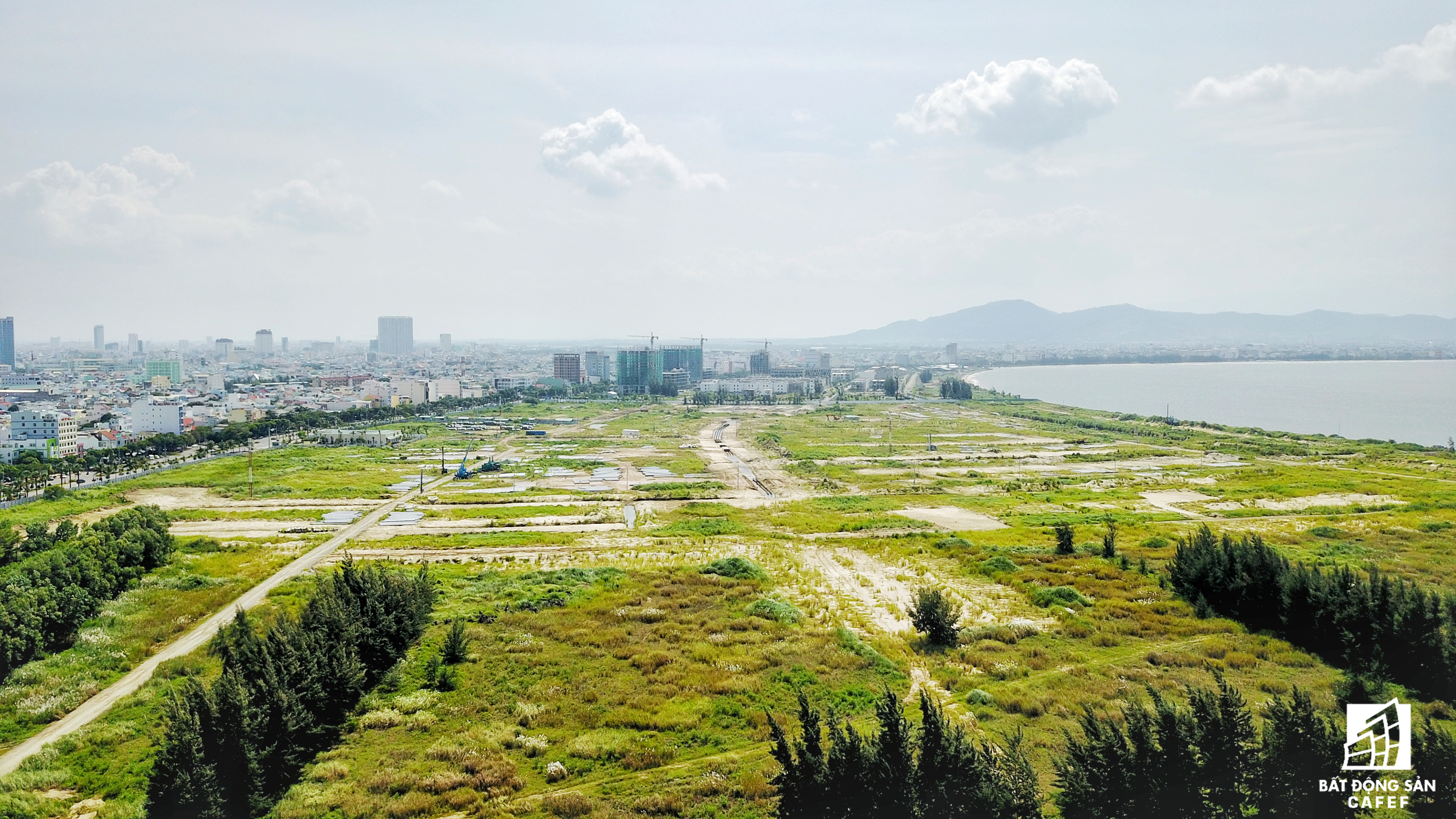  To&agrave;n cảnh phần dự &aacute;n The Sunrise Bay nh&igrave;n từ hướng cầu Thuận Phước    