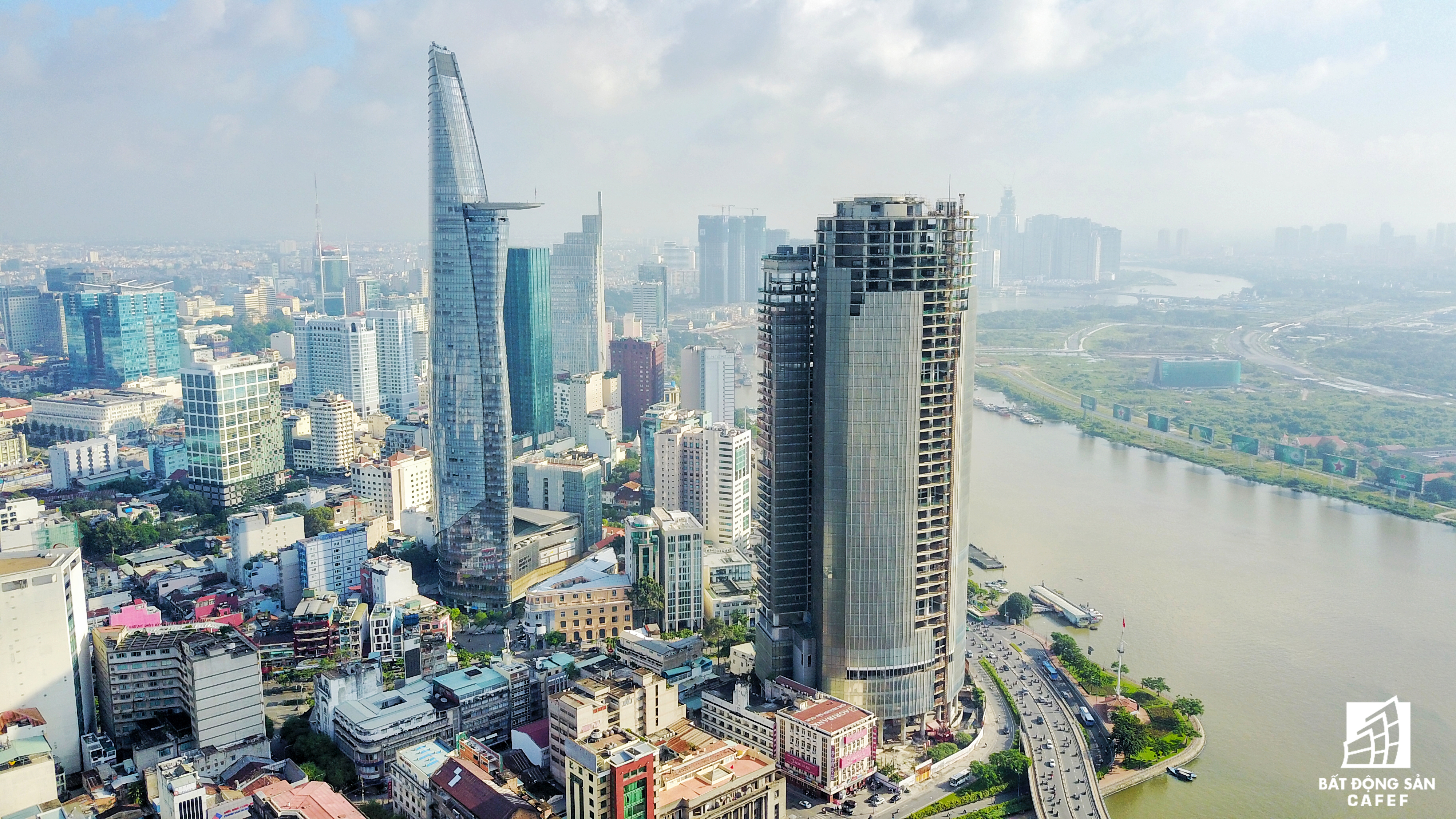 Dự án có tầm nhìn trực diện về khu đô thị Thủ Thiêm.
