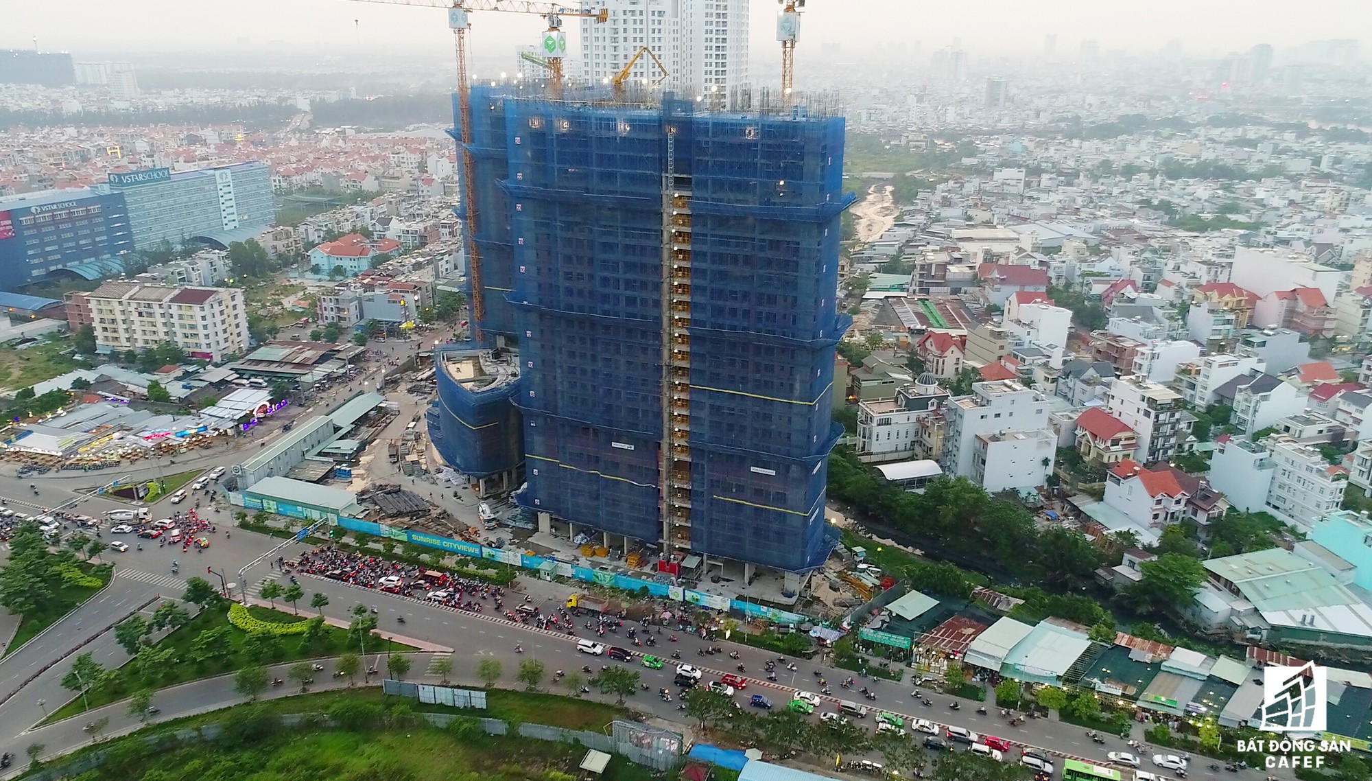 Một trong nhiều dự án của Novaland có tiến độ xây dựng đúng cam kết.