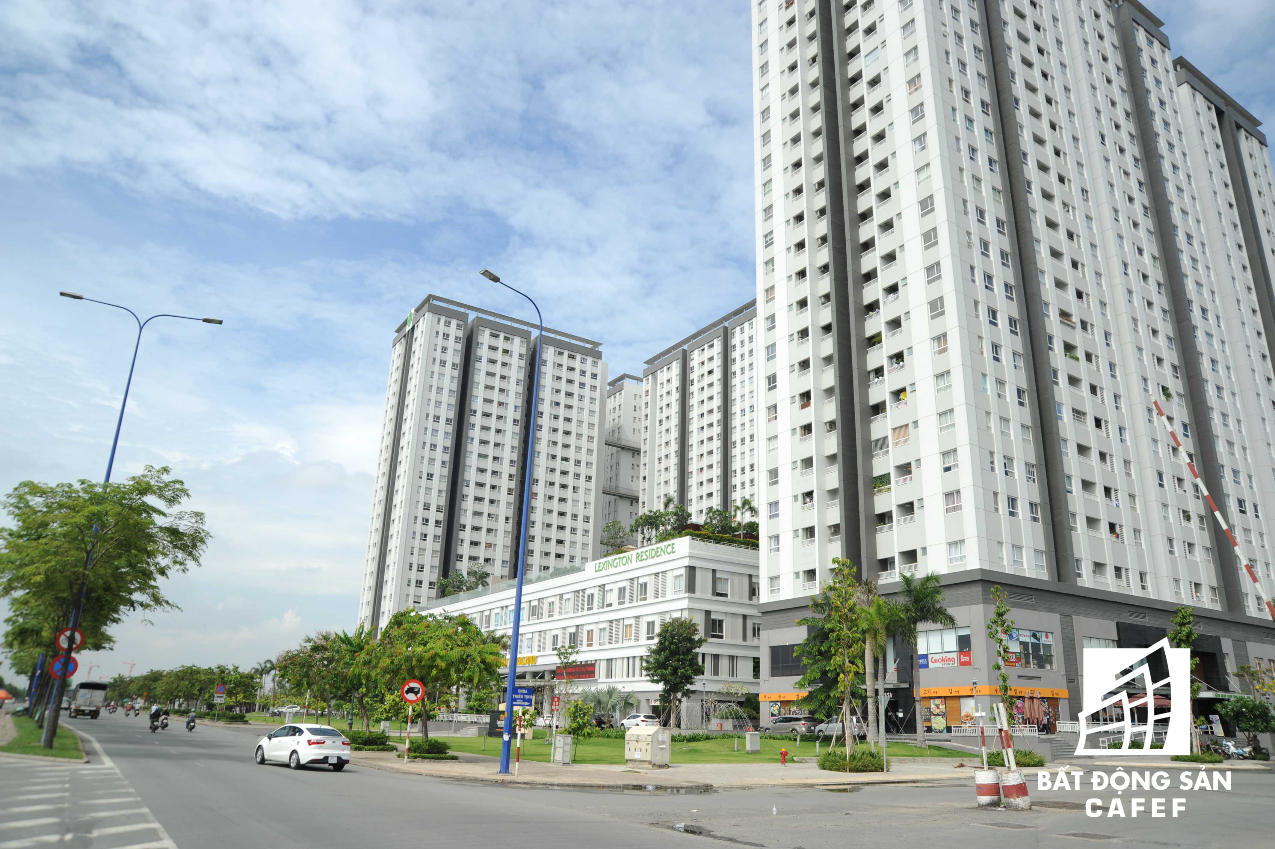 Dự án cao cấp Lexington Residences của Novaland đã được bàn giao cho khách hàng dọn đến sinh sống. Xung quanh khu vực này, theo quan sát hiện có 14 dự án căn hộ cao cấp đã và đang xây dựng