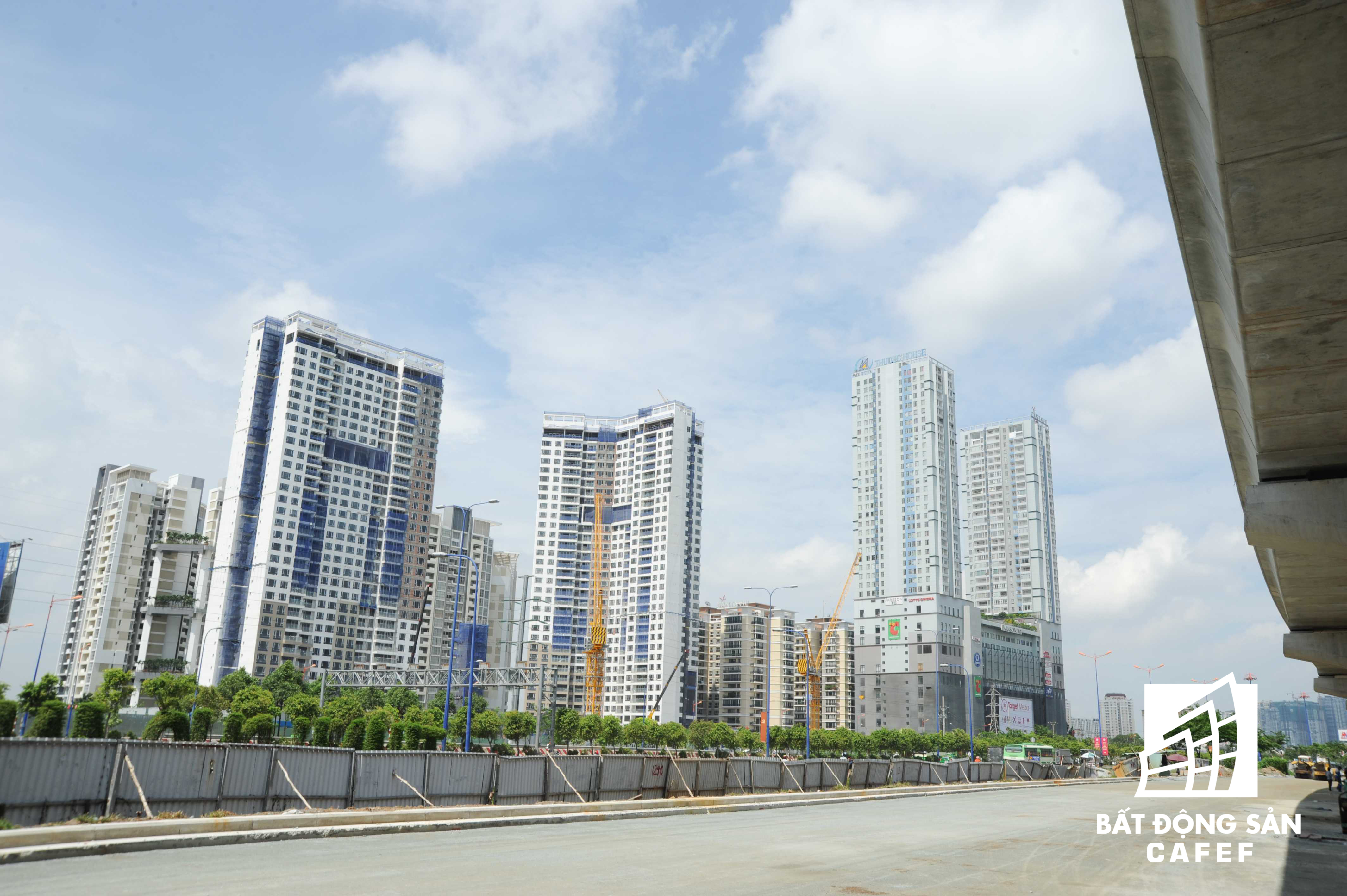 Khu dự án Estella Heights của Keppel Land tại quận 2 đang hoàn thiện phần thô