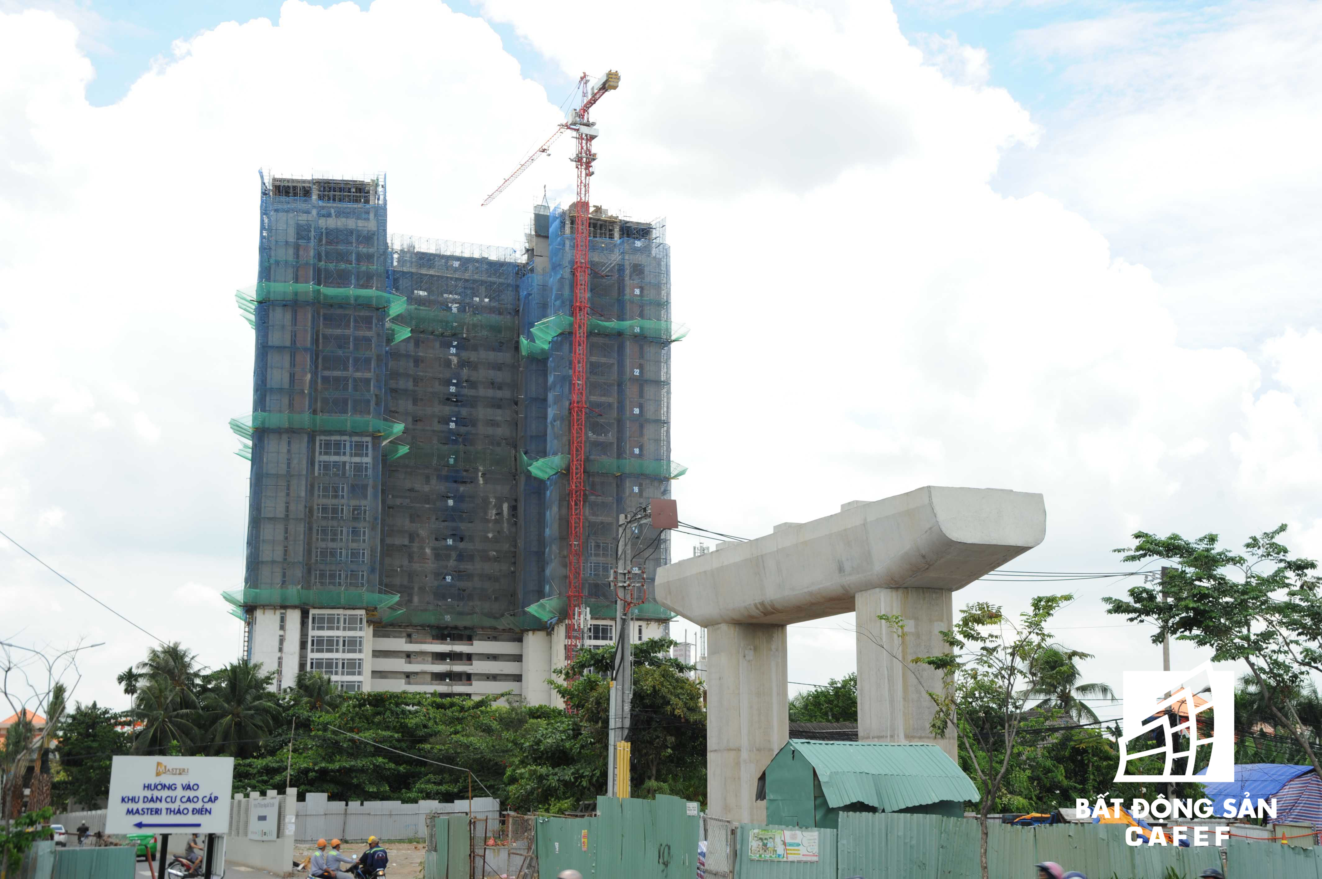 Một trong số 3 dự án của công ty Sơn Kim Land đang được xây dựng.