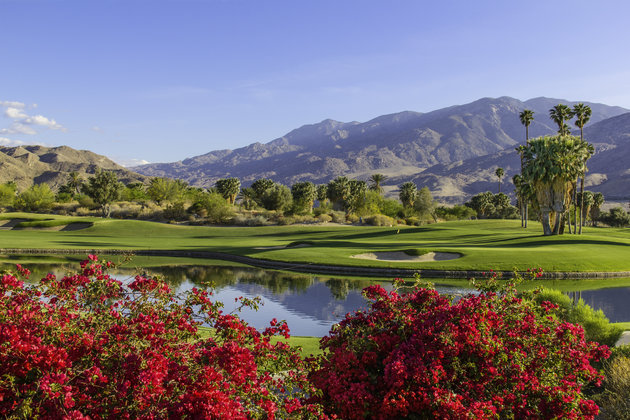 
Sân golf tuyệt đẹp ở Palm Springs, nơi gia đình ông Obama tới nghỉ ngơi sau khi rời Nhà Trắng. Ảnh: Getty
