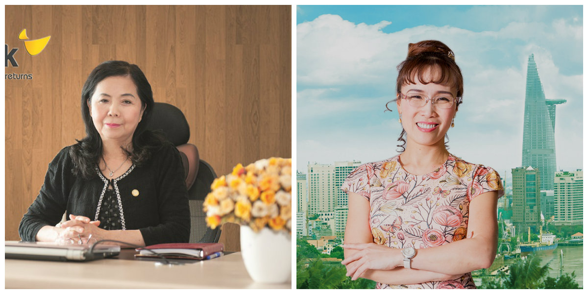  Hai người phụ nữ quyền lực nhất ở HDBank - bà Lê Thị Băng Tâm và bà Nguyễn Thị Phương Thảo 