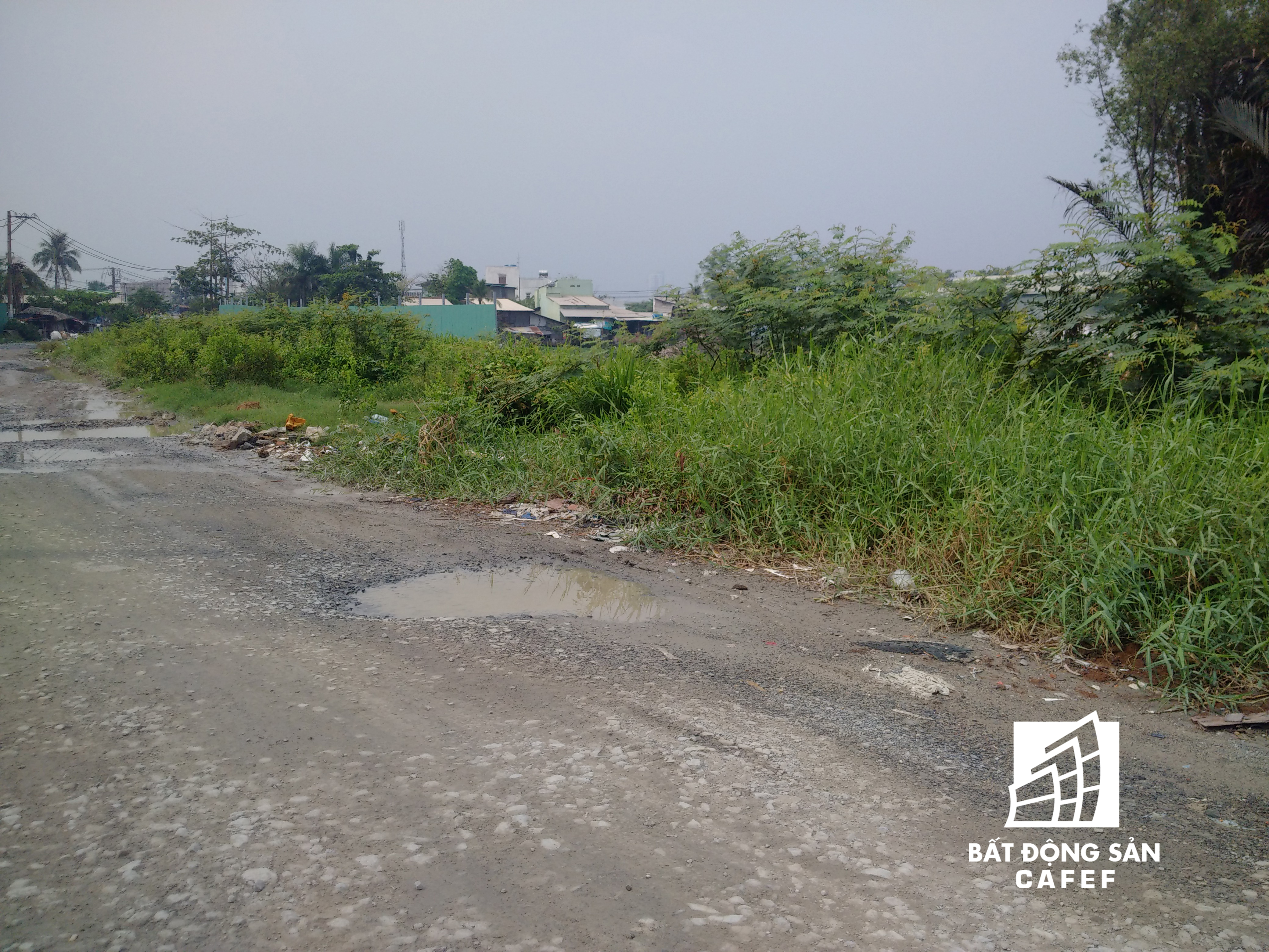 Nhìn vào bên trong, có một số khu vực được người dân tận dụng làm bãi tập kết vật liệu xây dựng, đổ rác thải bởi hàng ngày có rất nhiều người dân nghèo đến đây bới móc rác bán kiếm chút tiền kiếm sống qua ngày.