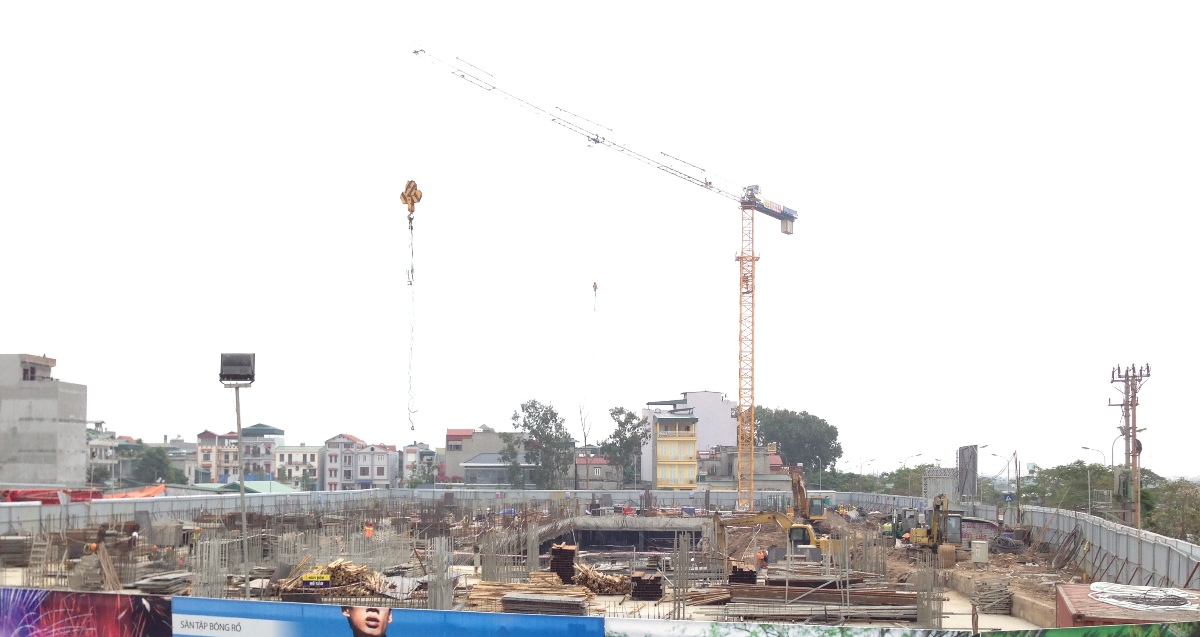 Được khởi công từ giữa cuối năm 2016, đến nay dự án đang chuẩn bị xây dựng phần thân.