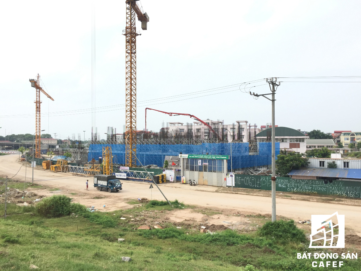 Hiện dự án đã hoàn thiện xong móng và đang bắt đầu thi công những hạng mục đầu tiên của phần thân.