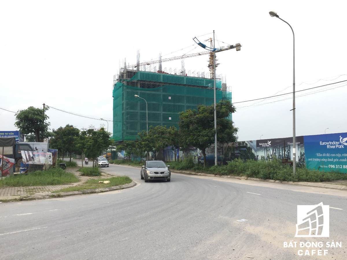 Theo ghi nhận vào đầu tháng 10 tòa chung cư nhà ở xã hội tại dự án đang thi công đến tầng 9.