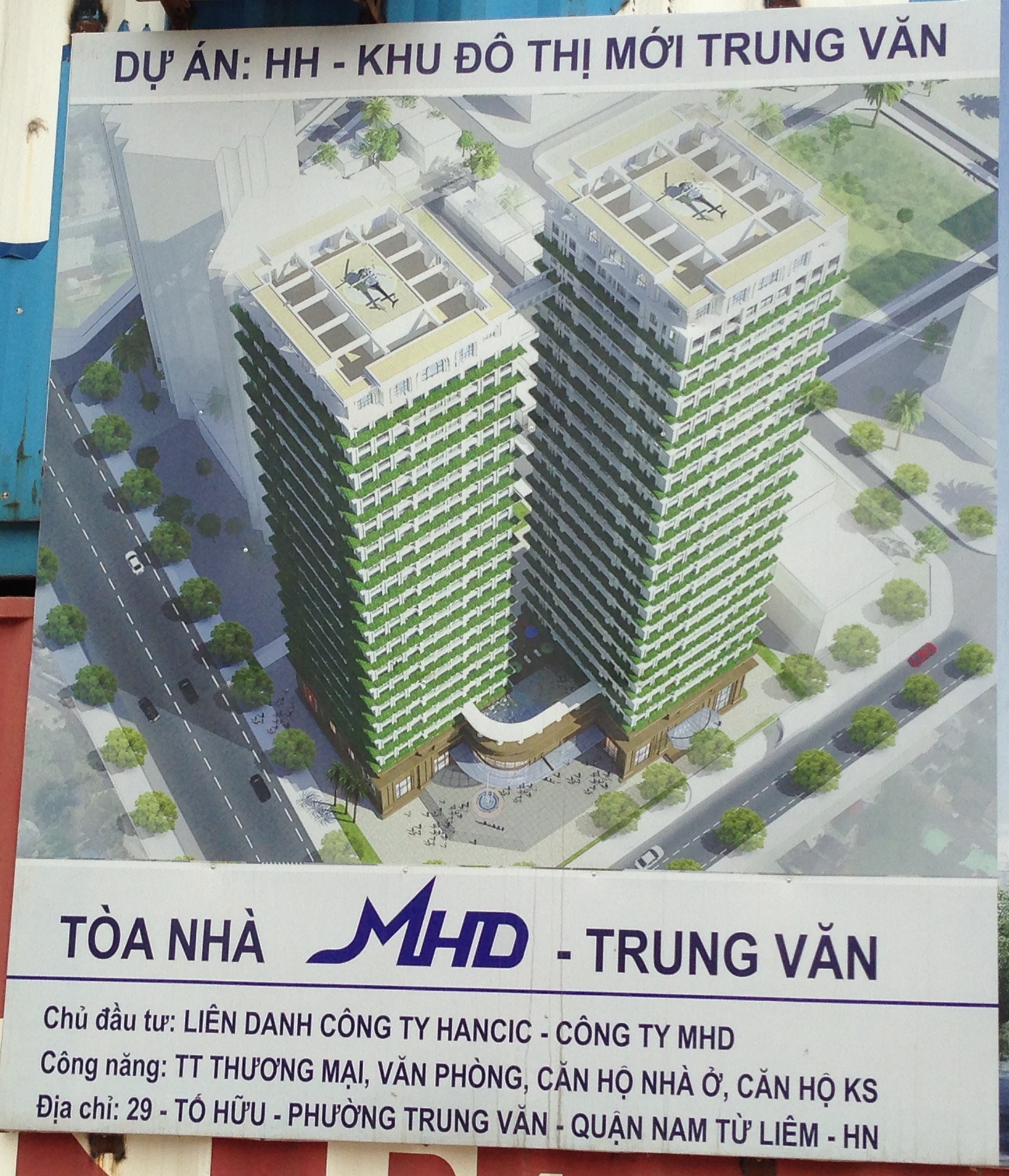 Phối cảnh công trình dự án.