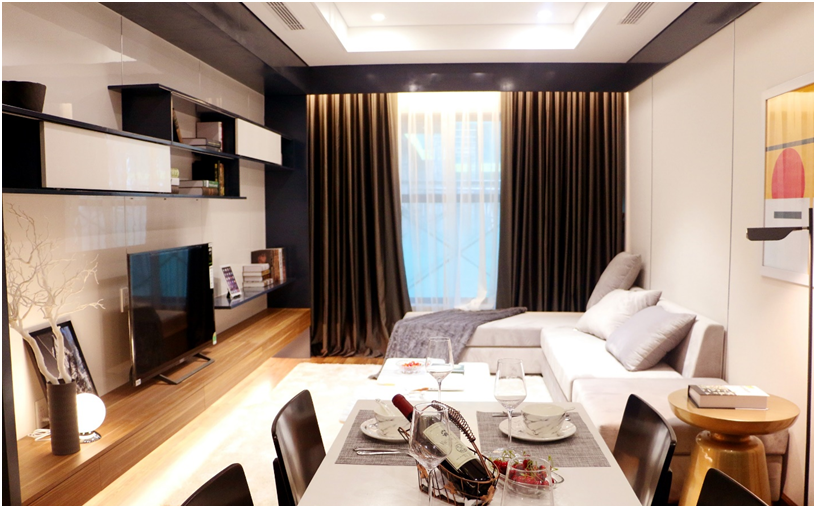 Hình ảnh thực tế căn hộ mẫu Mỹ Đình Plaza 2.