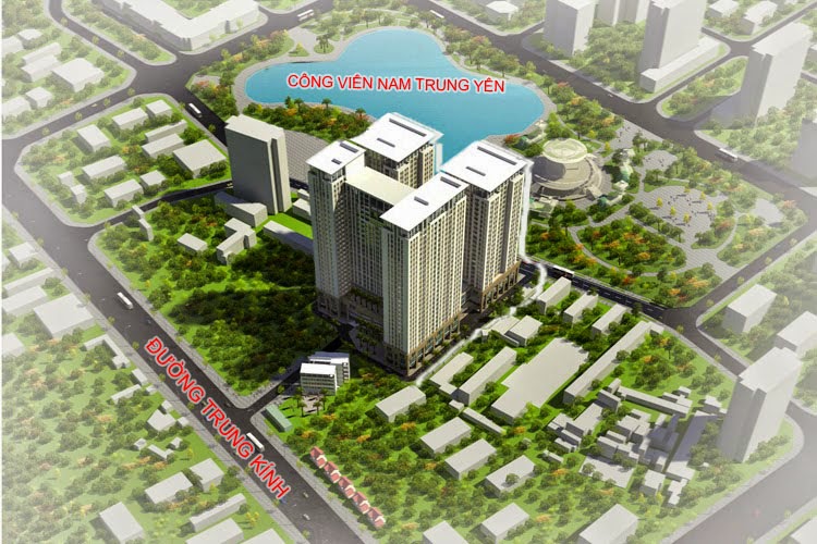 Phối cảnh tổng thể dự án Home City