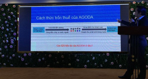 Dấu hiệu trốn thuế của AGODA bị một DN Việt chỉ ra.