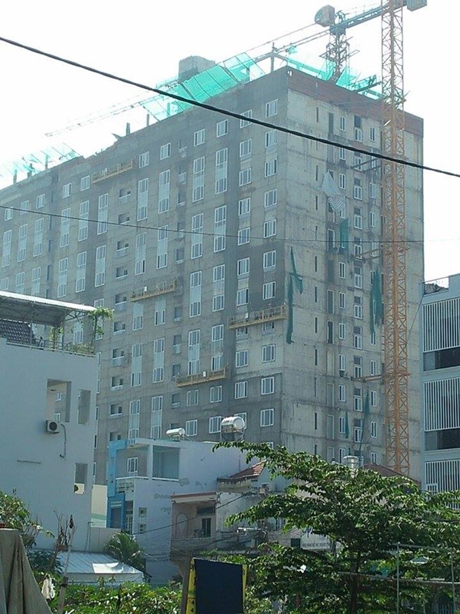 Theo tiến độ, dự án Tan Binh Apartment đã chậm bàn giao nhà hơn một năm nhưng hiện vẫn chưa xong phần thô. Ảnh: HC.