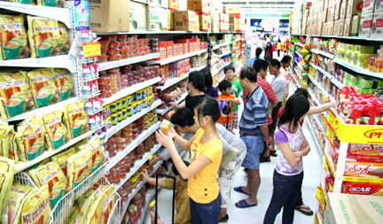 
Theo thống kê, tỉ lệ hàng Việt trong kênh bán lẻ hiện đại đang chiếm 70-80%
