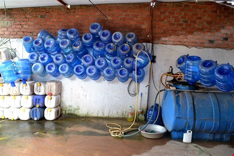 Những cơ sở sản xuất nước uống kém chất lượng. Ảnh: Internet