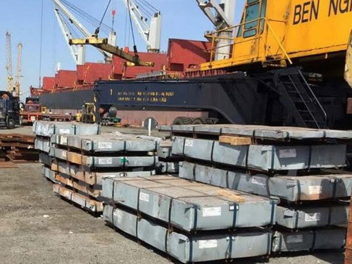 
Thép cuộn trốn thuế nhập khẩu qua cảng Bến Nghé. Ảnh: Vietnamplus
