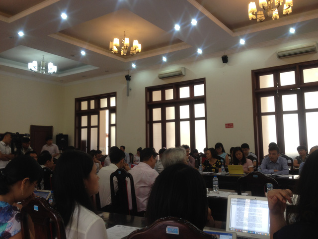 Hội trường buổi hội thảo