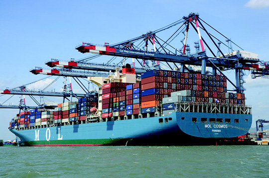 
Công suất cảng Cái Mép - Thị Vải tăng lên 11 triệu TEU sau khi được mở rộng.
