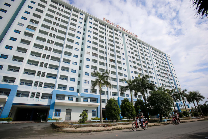 Khu dân cư 584 Tân Kiên được triển khai từ hơn chục năm trước. Ảnh: Hoàng Triều