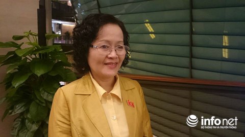 
Đại biểu Quốc hội Trần Thị Quốc Khánh, Ủy viên thường trực Ủy ban Khoa học, Công nghệ và Môi trường của Quốc hội.
