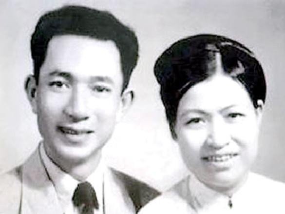 Vợ chồng cụ Trịnh Văn Bô - Hoàng Thị Minh Hồ .