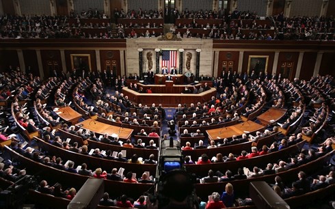 Toàn cảnh một phiên họp của Hạ viện Mỹ. Ảnh: AP