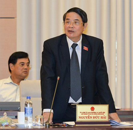 
Ông Nguyễn Đức Hải - Chủ nhiệm Uỷ ban Tài chính – Ngân sách
