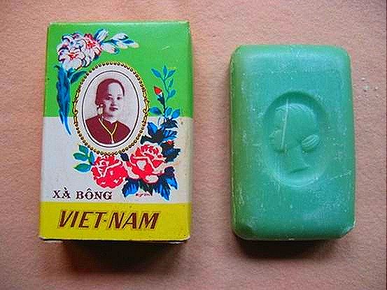 
Hộp và cục xà bông Cô Ba.(Ảnh tư liệu)
