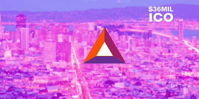 Biểu tượng của Basic Attention Token, đồng tiền được Brave sử dụng để huy động vốn.