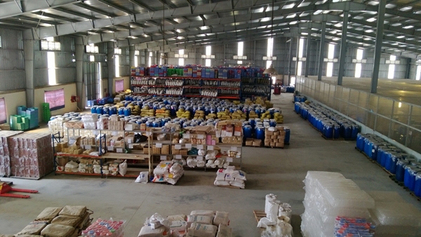 Nhà kho lớn của công ty Hồng Lam tại Khu công nghiệp Quang Minh - Vĩnh Phúc.