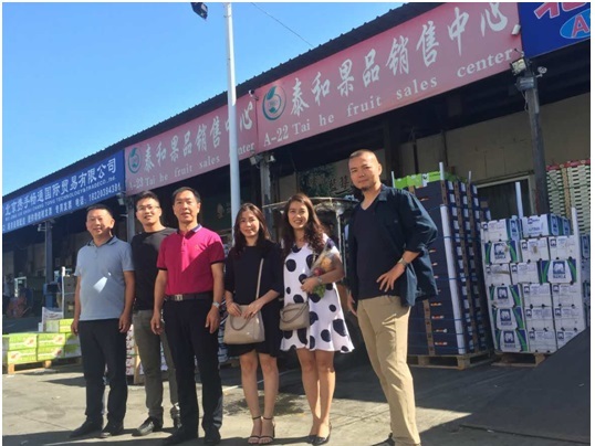 Ban lãnh đạo HNG gặp và làm việc với lãnh đạo Tai He Fruit – nhà nhập khẩu lớn tại Bắc Kinh
