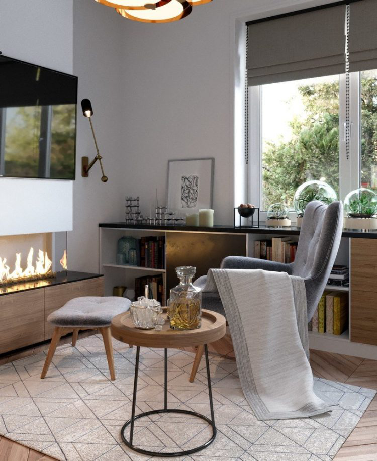 Nội thất không cầu kỳ cũng chính là chìa khóa mang lại vẻ đẹp thông thoáng, gọn gàng cho không gian.