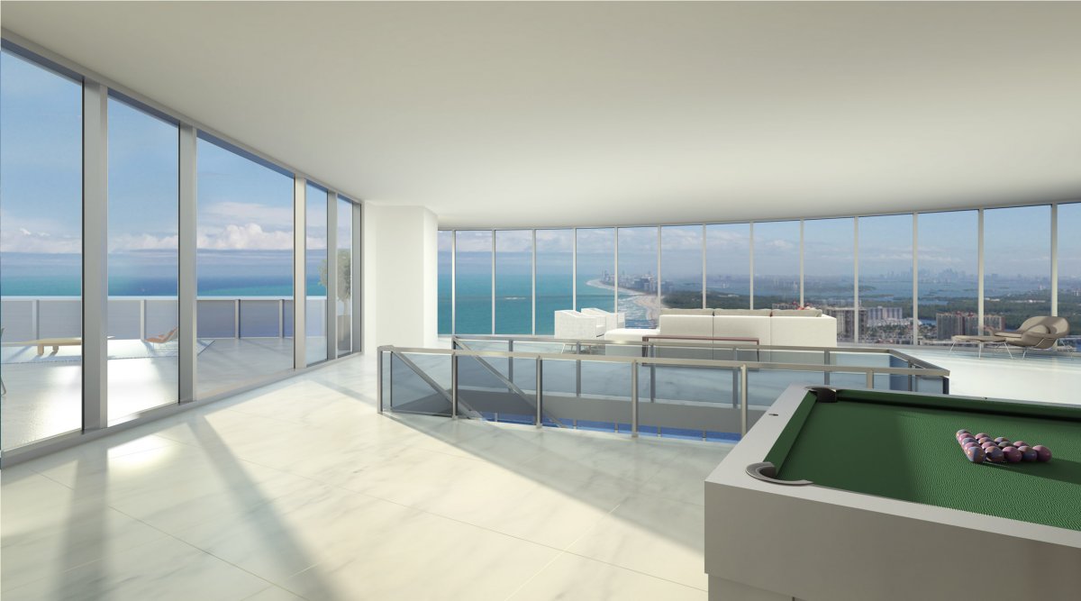 Tất cả các căn hộ ở đây đều có view nhìn ra biển tuyệt đẹp.